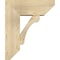 Ekena Millwork Legacy Slat Rough Sawn Bracket w/ Offset Brace, Douglas Fir, 8"W x 20"D x 24"H BKT0806X20X24LEC06RDF - alternate 4